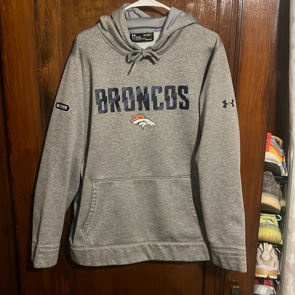 Denver Broncos Under Armor Authentic NFL Combine Hoodie